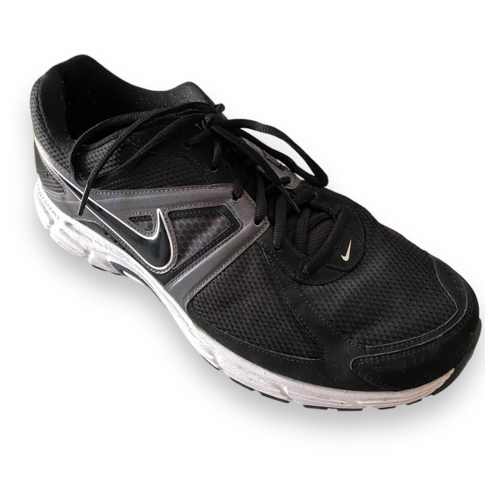 NIKE Dart 9 Black Gray White Running Shoes 445140-002 Men Size 13
